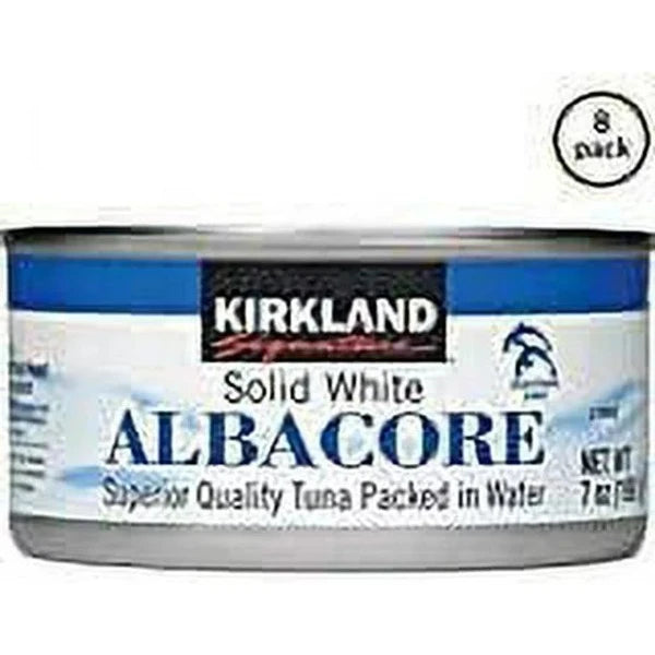 K.S. Albacore White Tuna In Water, 8x 7oz