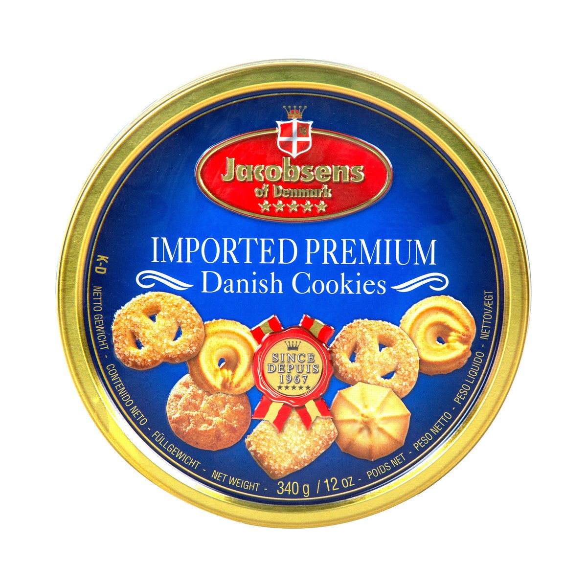 Jacobsens Butter Cookies, 340 g