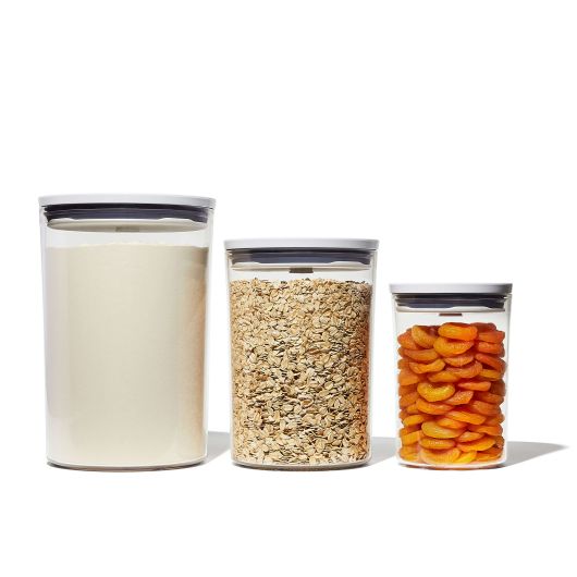 OXO SoftWorks POP Round Canister Set, 3Pcs