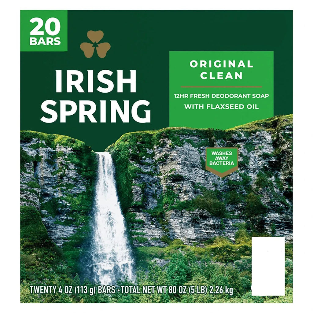Irish Spring Soap Bar Original 20PK x4 oz
