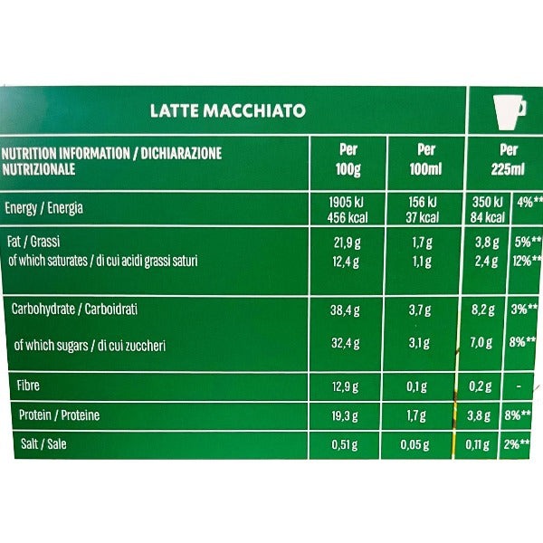 Starbucks Dolce Gusto Latte Macchiato, 129 g (BB: 31-05-2024)