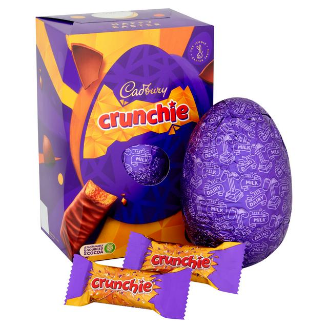 Cadbury Crunchie Easter Egg Large, 190 g