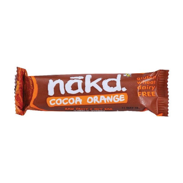 NAKD cocoa & orange fruitnut GF bar, 35g
