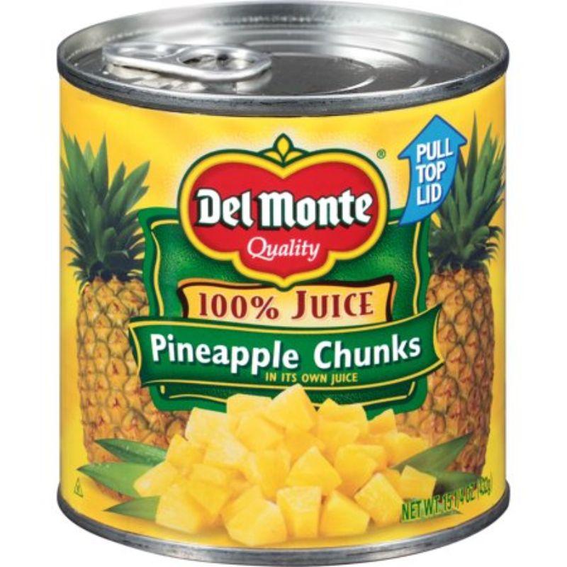 Del Monte Pineapple Chunks in its Own Juice, 435 g
