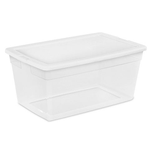 Sterilite Clear Storage Box, 90 qt