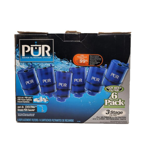 PUR 3 Stage Faucet Filter 6 Pk