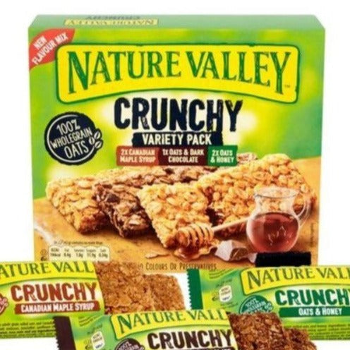 Nature Valley Crunchy Bars Variety Pack, 5x 42 g