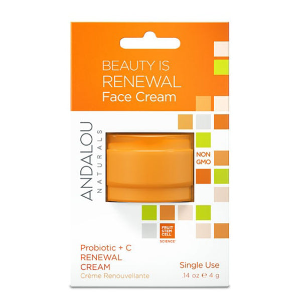 Andalou Face Cream Renewal Pod, 0.14 oz