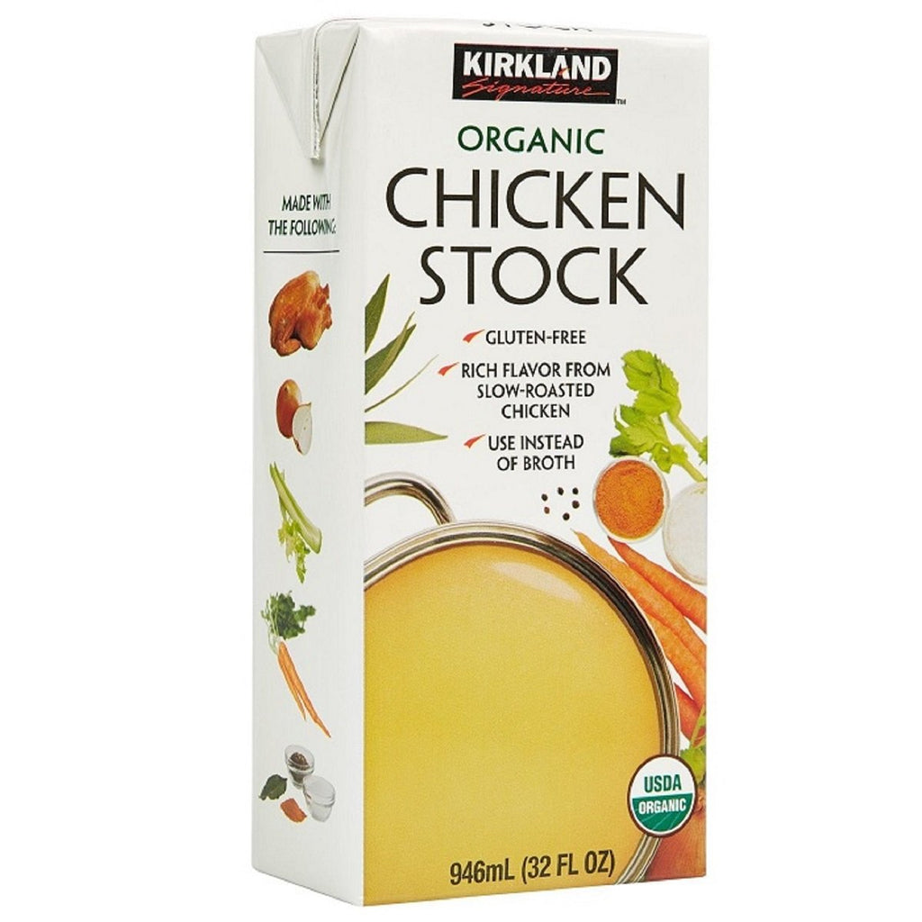 Kirkland Signature, Organic Chicken Stock, 946 ml