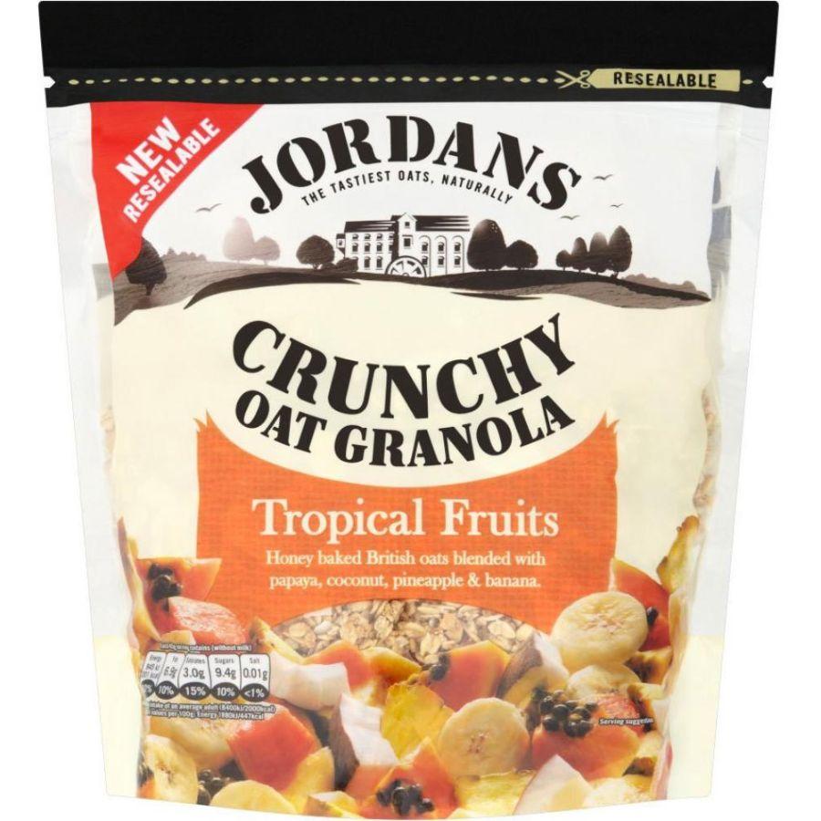 Jordans Crunchy Oat Granola Tropical Fruits, 750 g (BB:17-05-20)