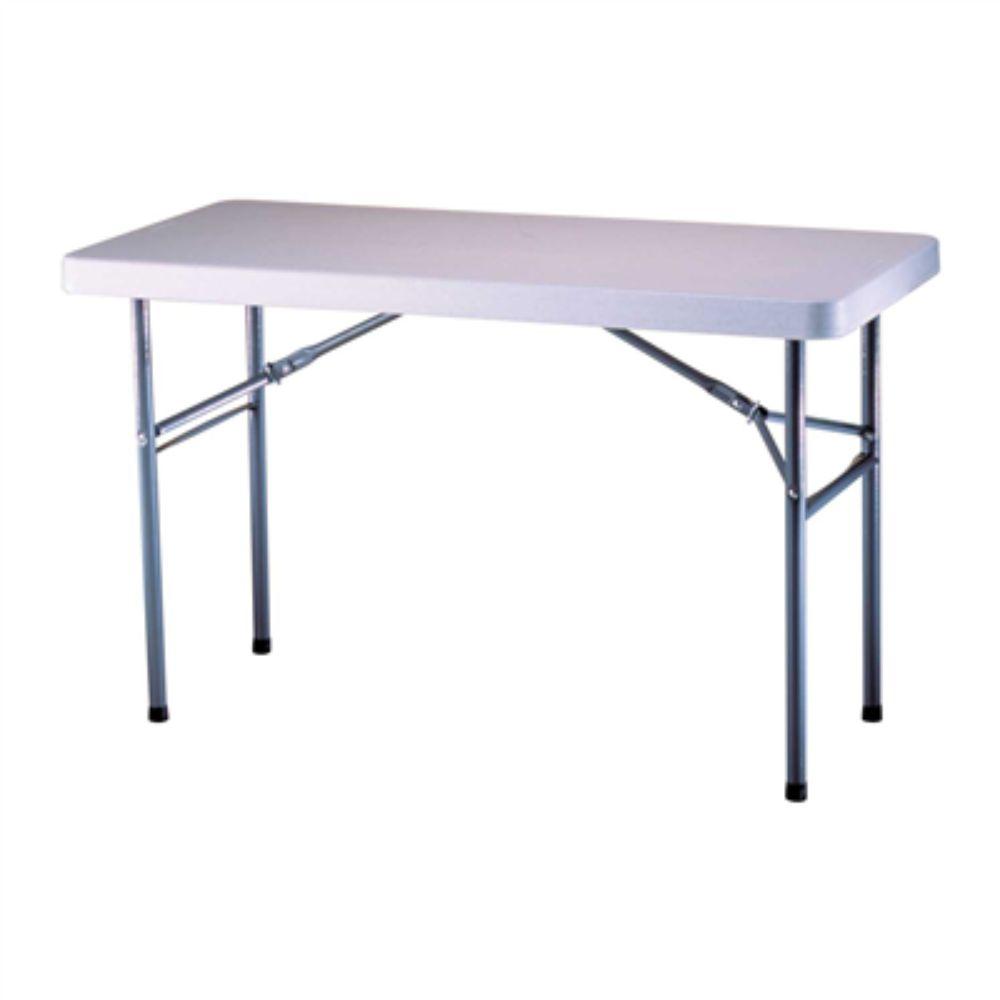 Lifetime, 4-Foot White Commercial Rectangle Folding Table