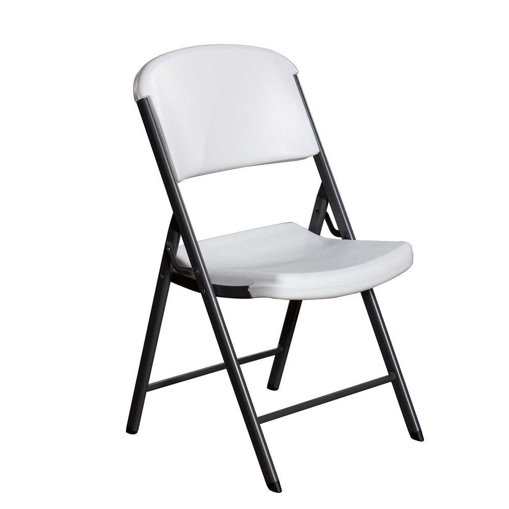 Lifetime, Folding Chair, White/Gray