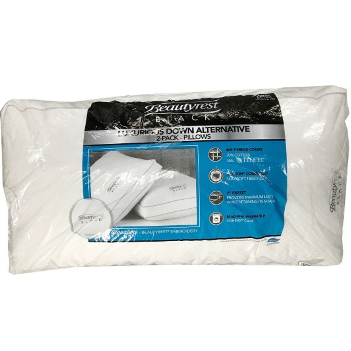 Beautyrest down alternative pillow sale