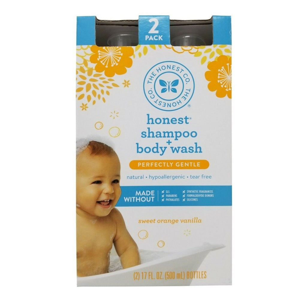 Honest, Baby Shampoo & Body Wash, 2 x 17 oz