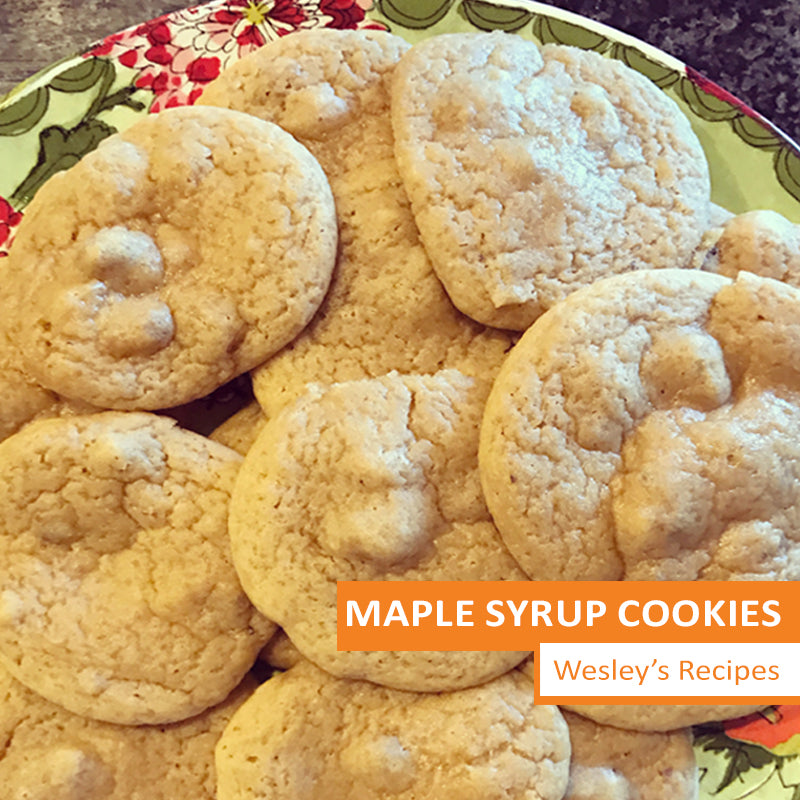 RECIPE: MAPLE SYRUP COOKIES