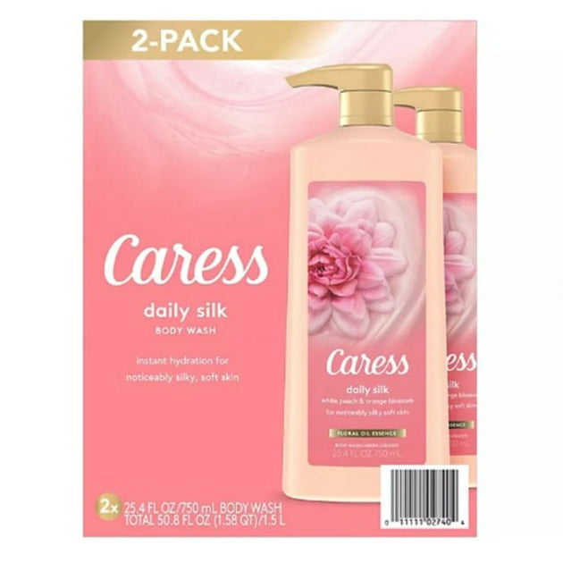 Caress Hydrating Body Wash, Floral 2PK x26