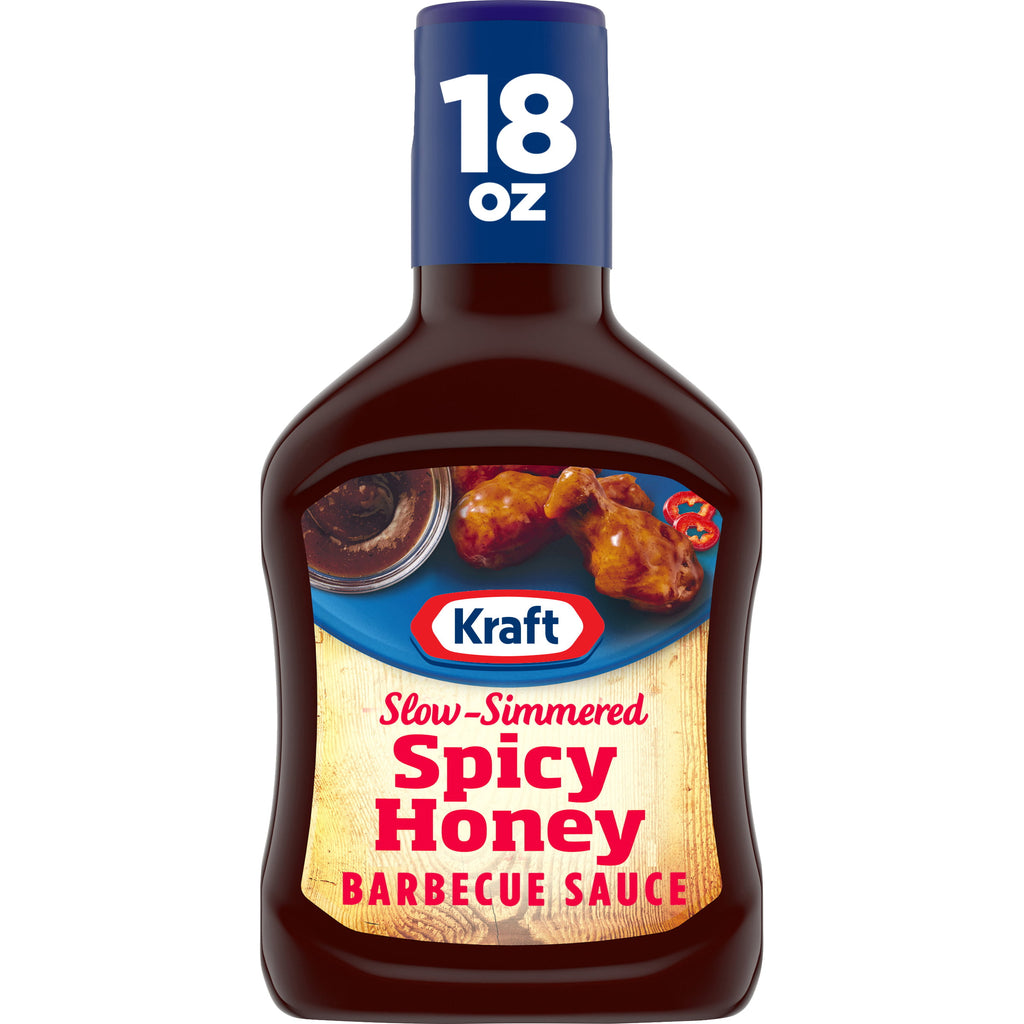 Kraft BBQ Sauce Spicy Honey, 18 oz
