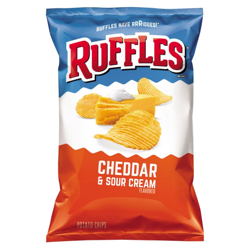 Ruffles Cheddar & Sour Cream Chips, 184g