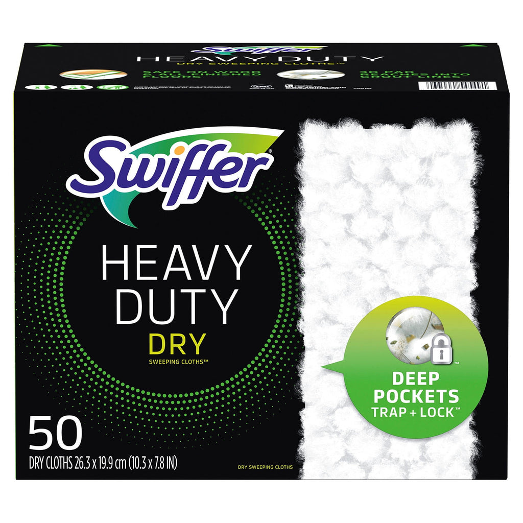 Swiffer Sweeper Heavy Duty Dry Cloths, 50 ct