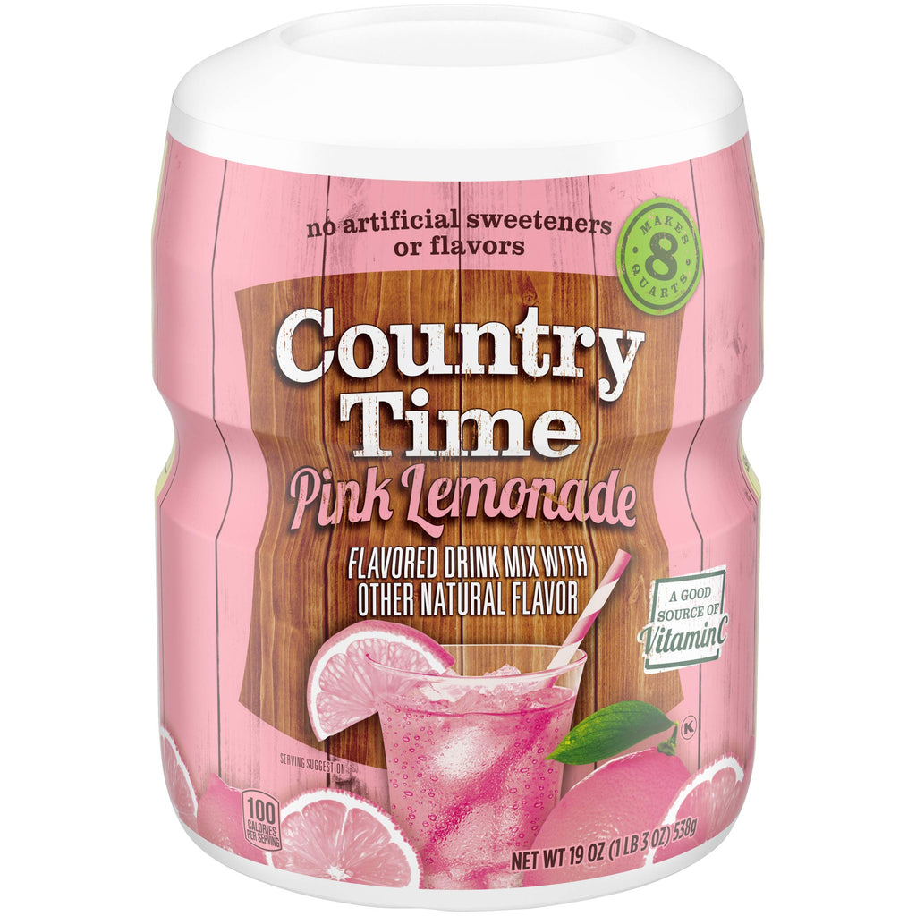 Country Time Pink Lemonade Drink Mix, 19 oz