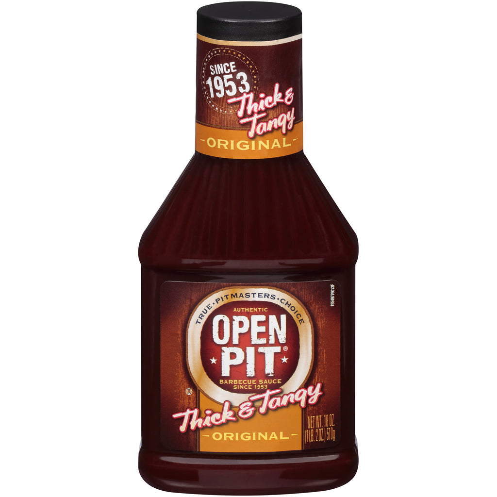 Open Pit Thick & Tangy Original BBQ Sauce,18 oz