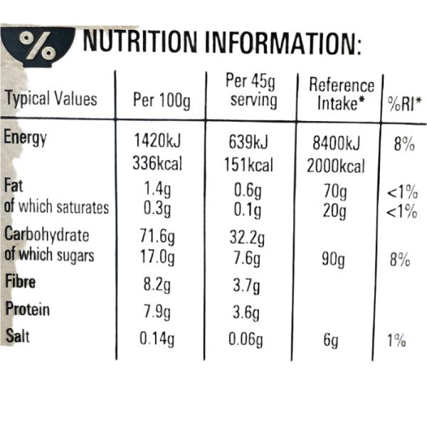 Nestle Shredded Wheat Blueberry 450g