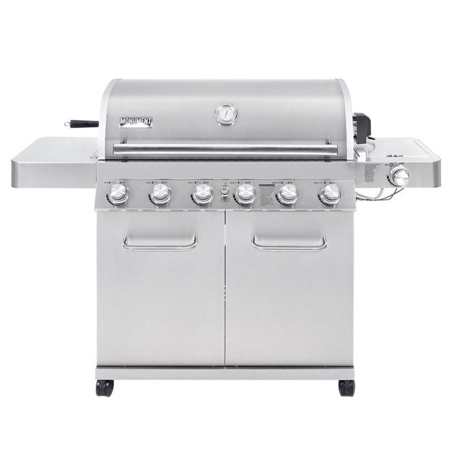 K.S. Stainless Steel 6 Burner Gas Grill