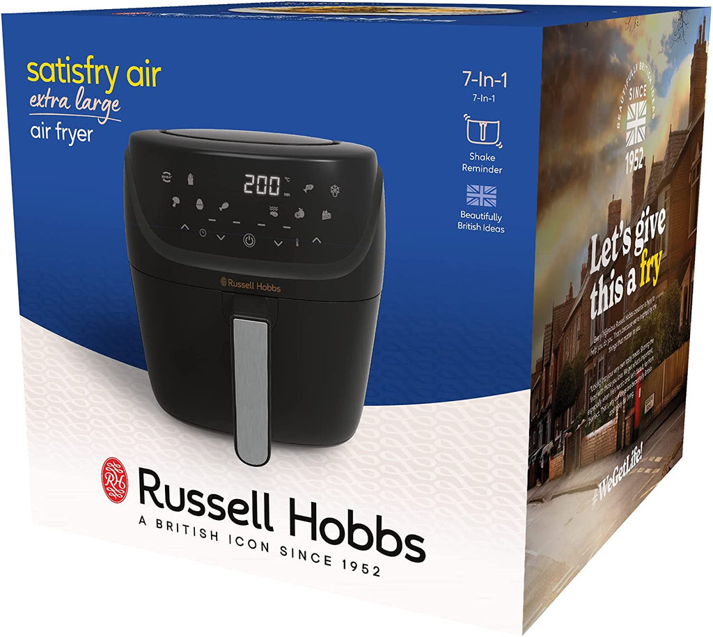 Russell Hobbs Black Digital Air fryer, 8L