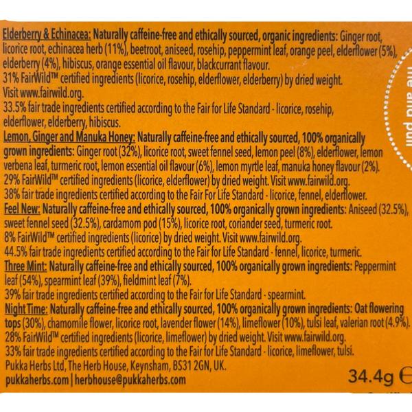 Pukka Organic Herbal Collection Tea, 20 ct