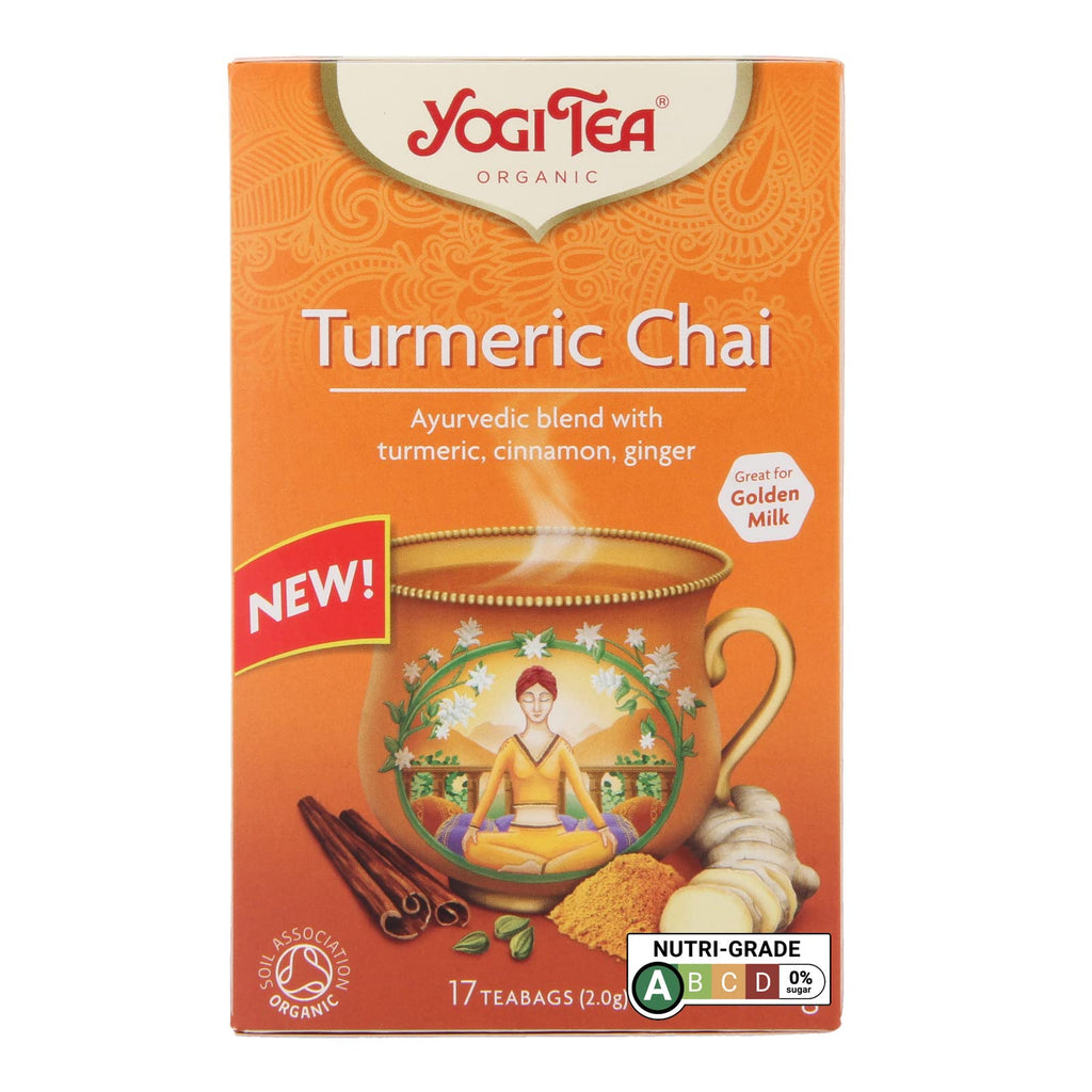 Yogi Organic Turmeric Chai Tea, 17 ct