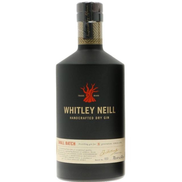 Whitley Neill Small Batch Gin 43% Vol, 70 cl