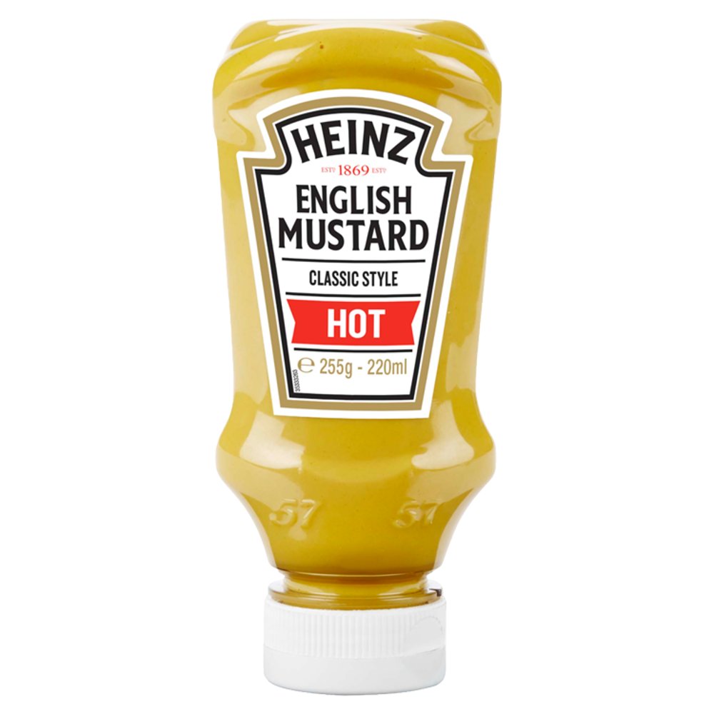 Heinz Hot English Mustard Classic, 255 g