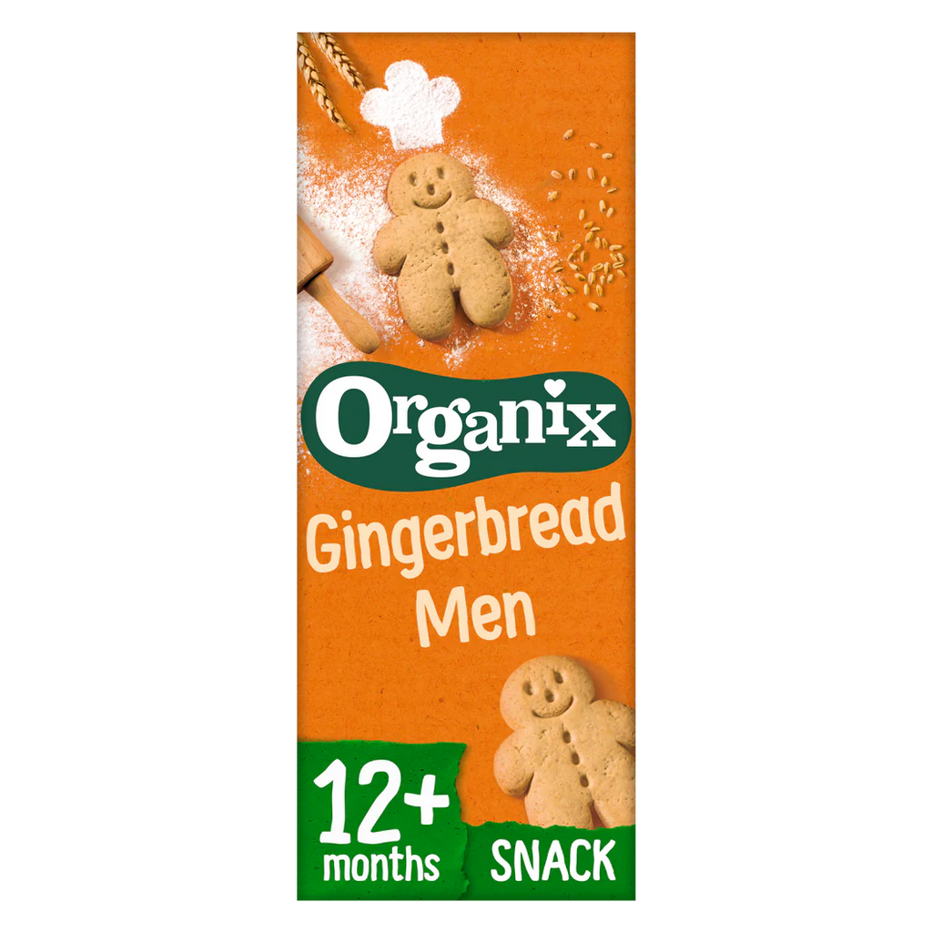 Organix 15x Gingerbread Men Biscuits 12+Months, 135 g