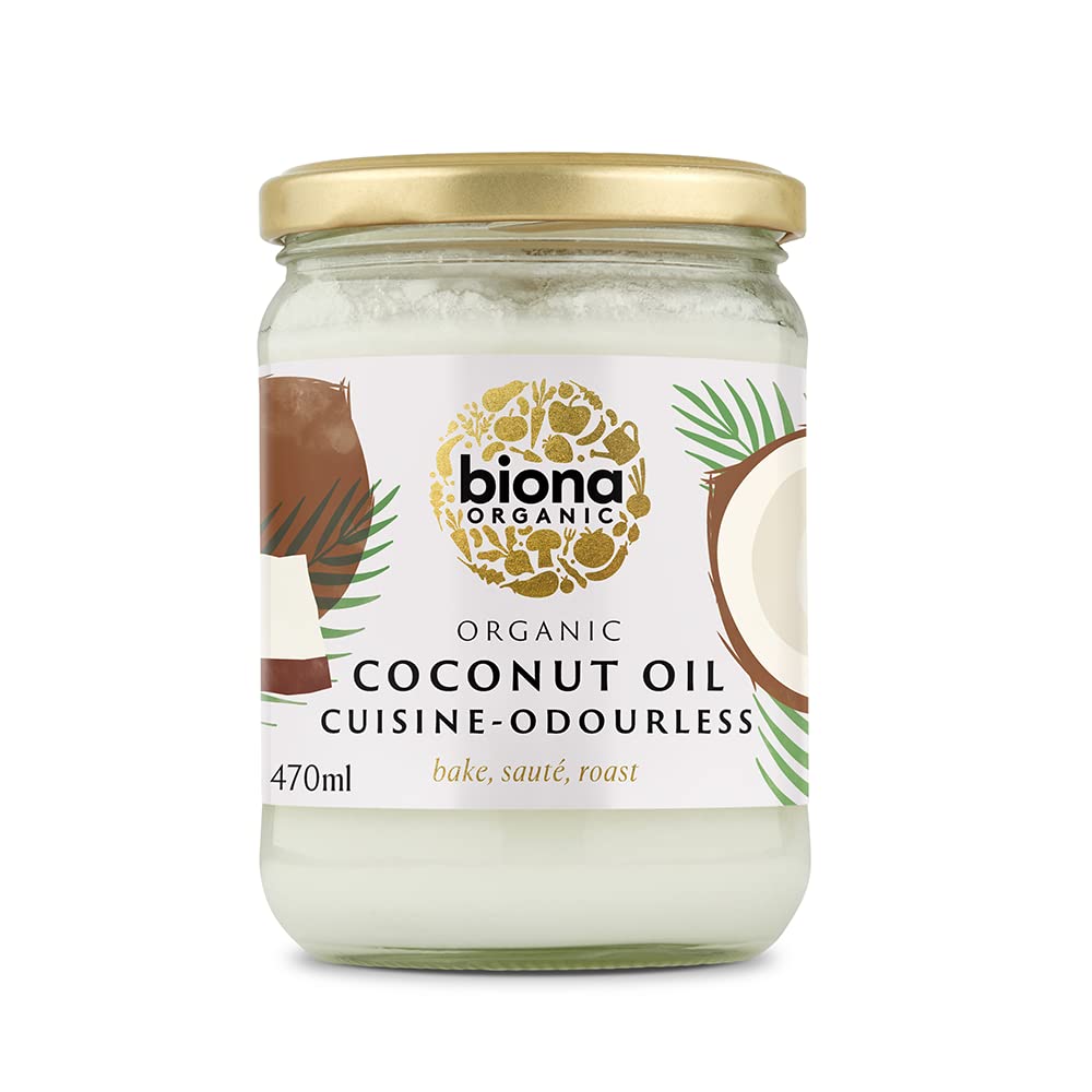 Biona Organic Odourless Coconut Oil,470ml