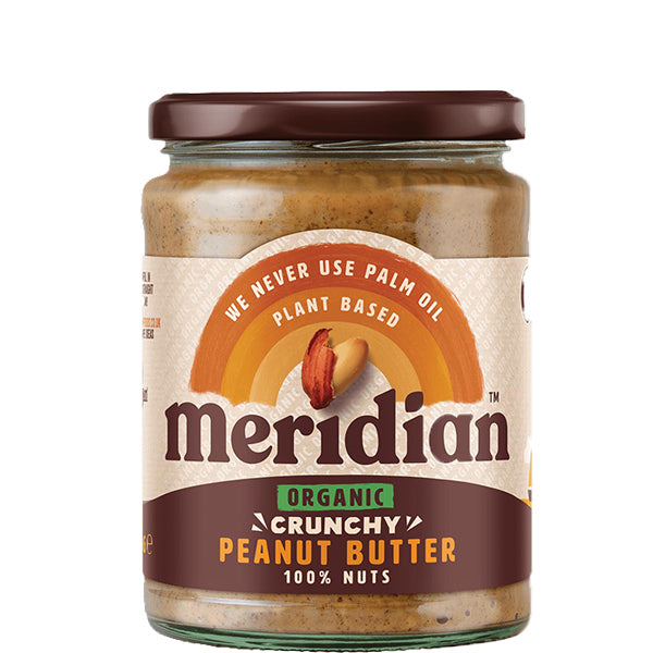 Meridian Organic Peanut Butter Crunchy, 470g