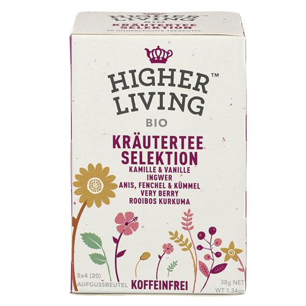 Higher Living Organic Tea Herbal Decaf 20 bag