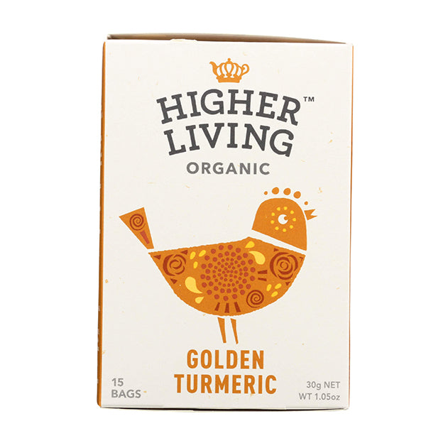 Higher Living Organic Tea Golden Turmeric 15 bag
