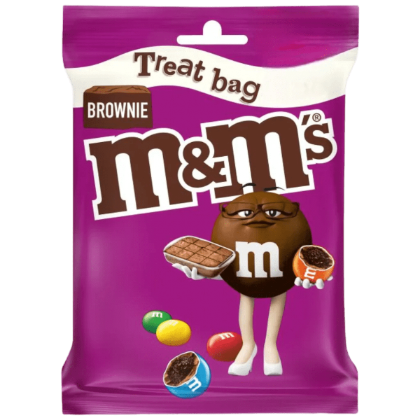M&M's Brownie Milk Choc.Treat Bag,70g