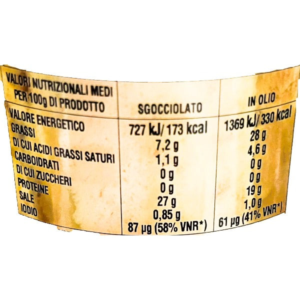 Callipo Riserva Oro Filetti Di Tonno Olive Oil, 200 g