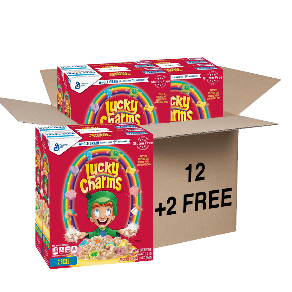 General Mills Lucky Charms, 12x2x 23 oz