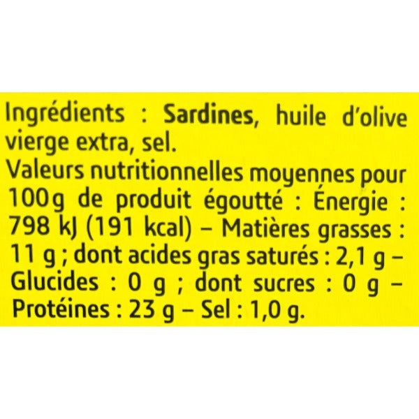 Parmentier Sardines In E.V.O.O Canned, 3x55g