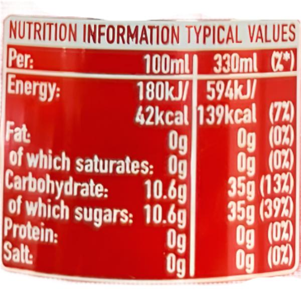 Coca Cola Coke Original Can, 330 ml