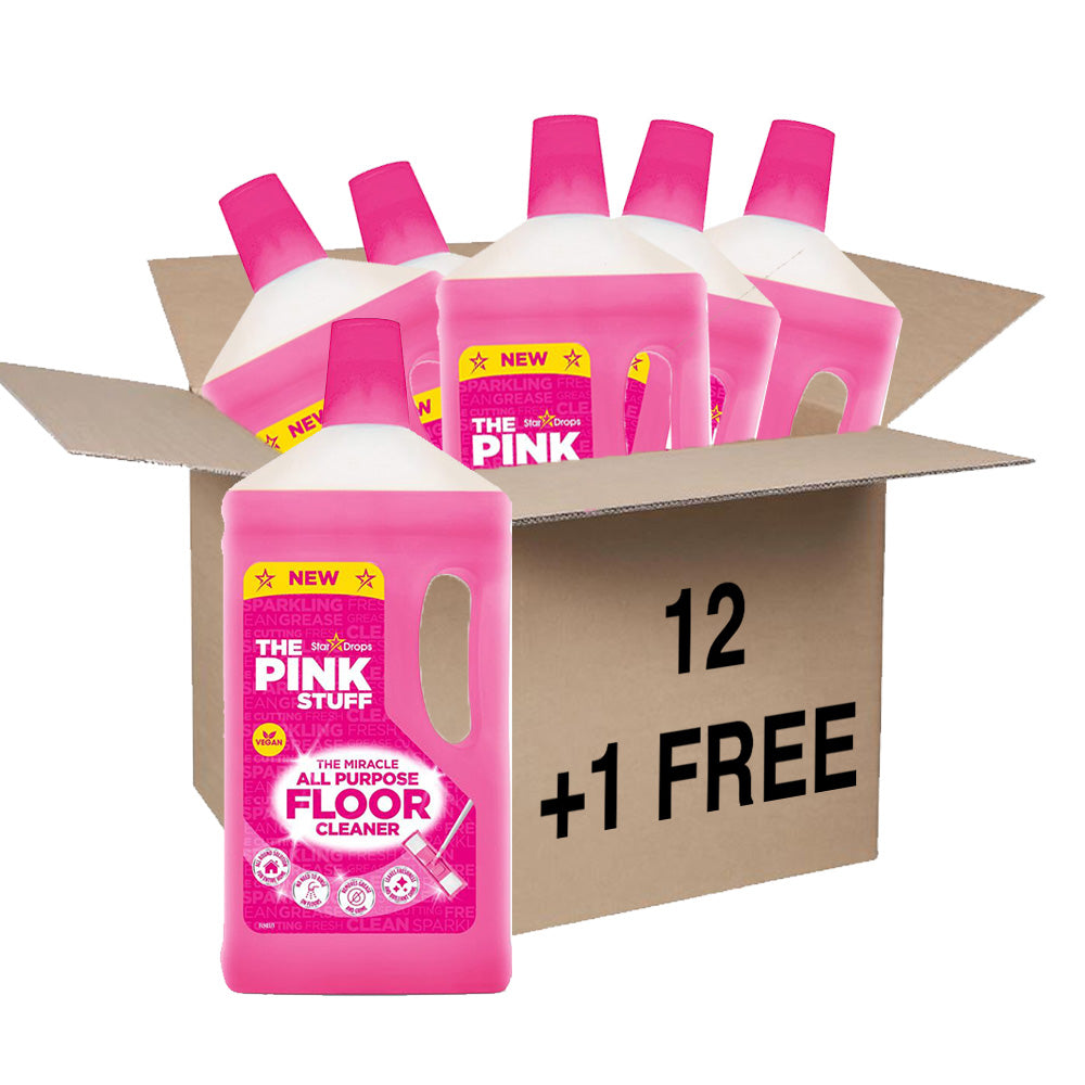 The Pink Stuff Floor Cleaner Liquid, 1Lx12