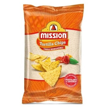 Mission Tortilla Chips Chilli Habanero, 200 g