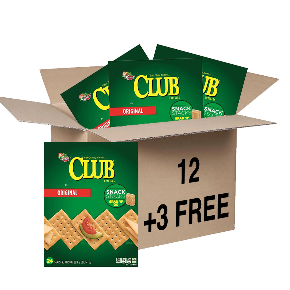 Club Original Crackers 24 ct, 50 ozx12