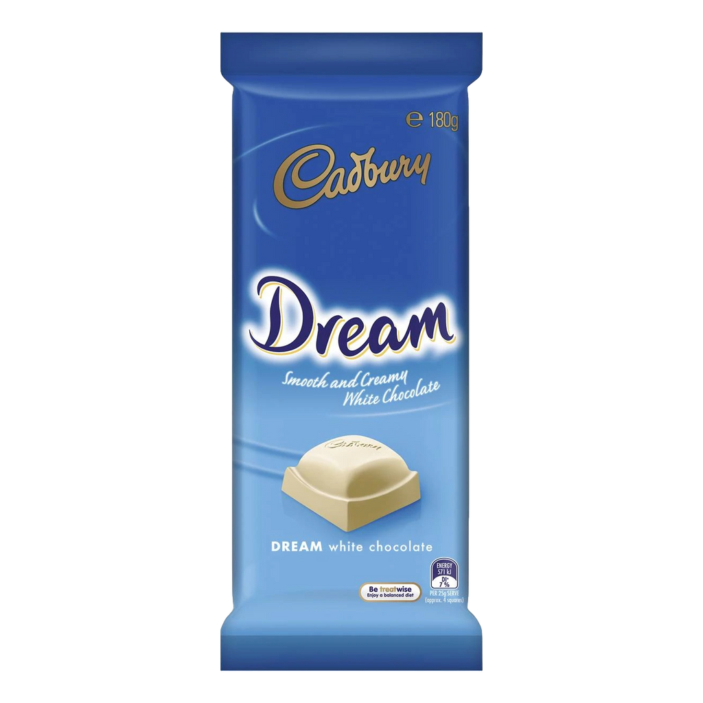 Cadbury Dream White Chocolate Block,180g