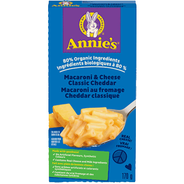 Creamy classic cheddar mac & cheese, made with wholesome ingredients for a comforting meal.