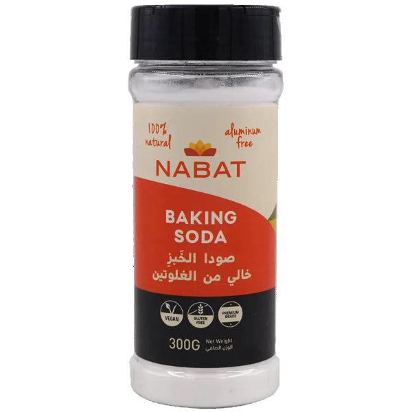 A gluten-free, aluminum-free baking soda in a convenient shaker, perfect for baking and cleaning