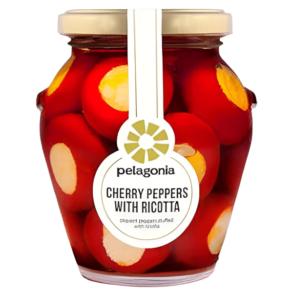 Sweet cherry peppers filled with smooth, creamy ricotta.