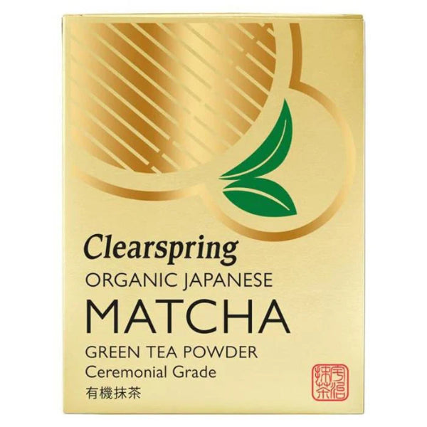 tin of finely ground, vibrant green tea powder for traditional matcha brewing.